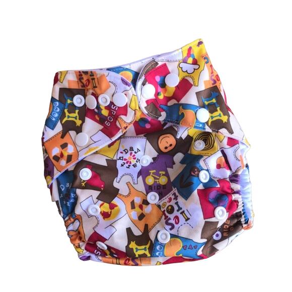 Earth Day Tee Shirt Tank Top Print Pocket Diaper Snaps One Size - Picture 1 of 6